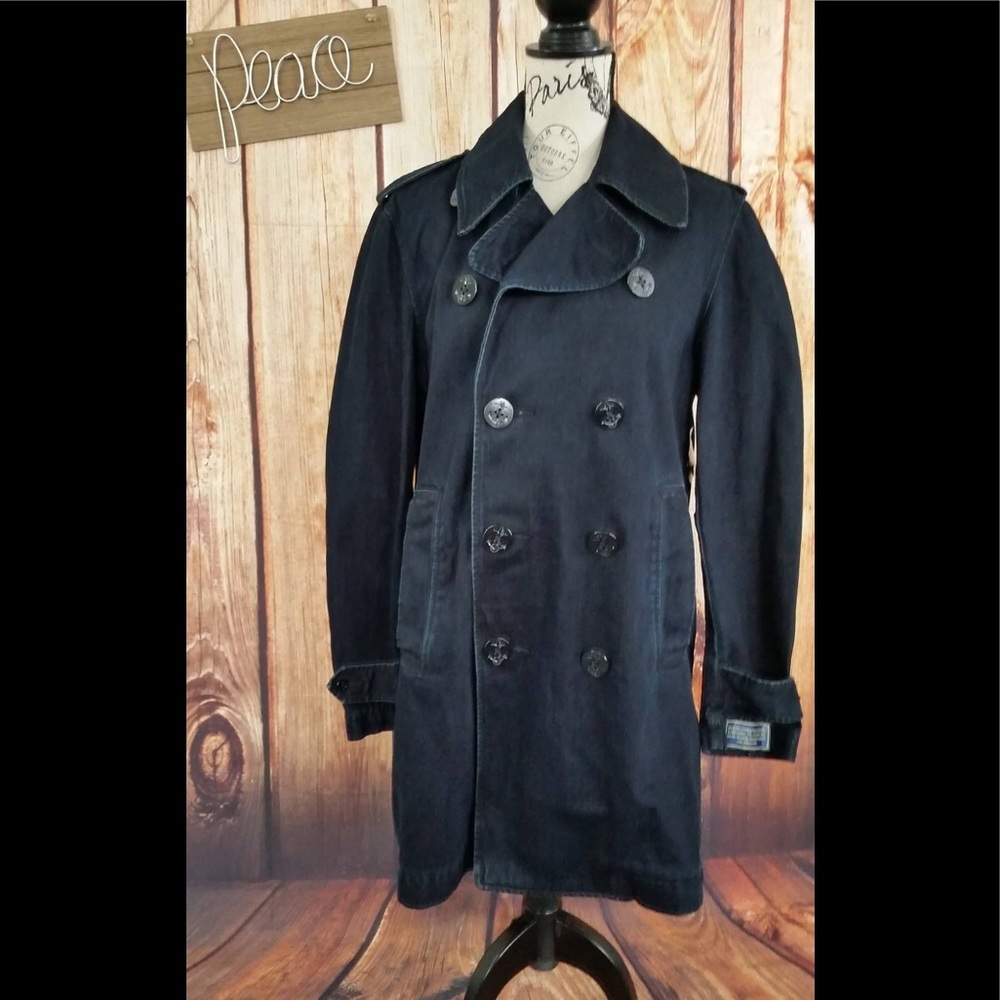 Polo Ralph Lauren Denim Peacoat NWOT